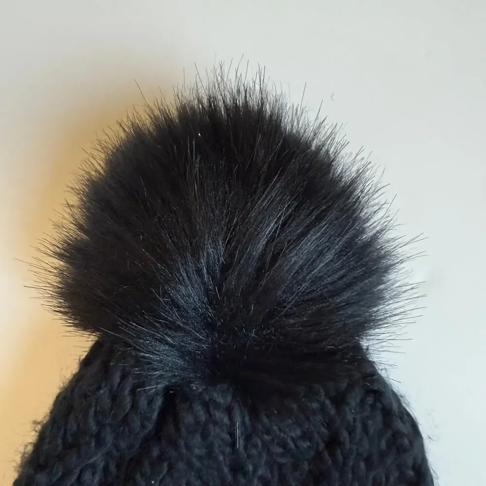 Abercrombie Kids Black Winter Beanie Snow Hat